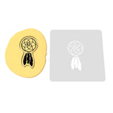 Dream Catcher Cookie Cutter | Stamp | Stencil #1 Boys/ Army / Outdoorsman Cookie Cutter Lady 2 Inch Small Cupcake Stamp Only Yes