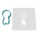 Dream Catcher Cookie Cutter | Stamp | Stencil #1 Boys/ Army / Outdoorsman Cookie Cutter Lady 2 Inch Small Cupcake Cutter Only Yes
