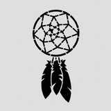 Dream Catcher Cookie Cutter | Stamp | Stencil #1 Boys/ Army / Outdoorsman Cookie Cutter Lady 2 Inch Small Cupcake Stencil Only No