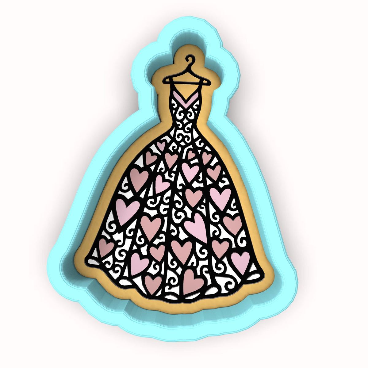 Dress Cookie Cutter | Stamp | Stencil #1