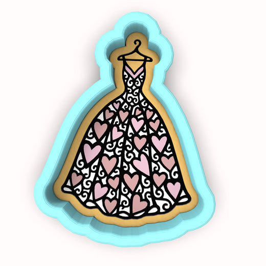 Dress Cookie Cutter | Stamp | Stencil #1