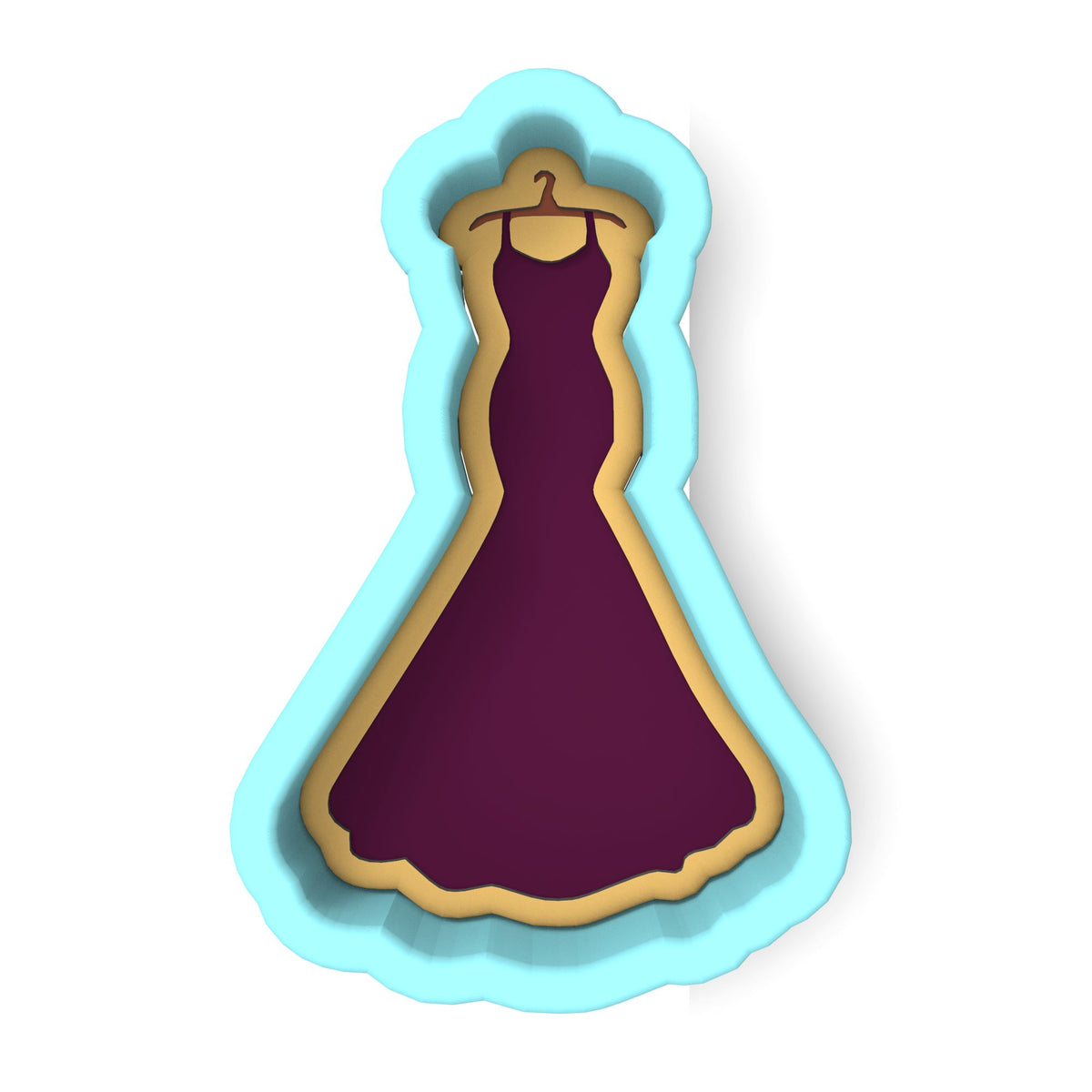 Dress Cookie Cutter | Stamp | Stencil #2