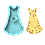 Dress Cookie Cutter | Stamp | Stencil #6