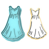 Dress Cookie Cutter | Stamp | Stencil #6