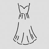 Dress Cookie Cutter | Stamp | Stencil #6