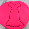 Dress Outline #4 Cookie Cutter Outline - Girly / Dolls / Princess