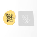 Drink the Booze & Light the Fuze Cookie Cutter | Stamp | Stencil #1