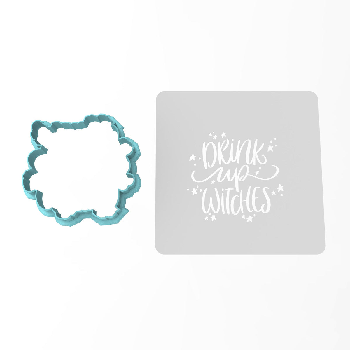 Drink Up Witches Cookie Cutter | Stamp | Stencil #1