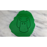 Duck Face Cookie Cutter  Stamp & Outline #1