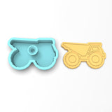 Dump Truck Cookie Cutter | Stamp | Stencil #1