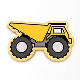 Dump Truck Cookie Cutter | Stamp | Stencil #1