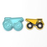 Dump Truck Cookie Cutter | Stamp | Stencil #1