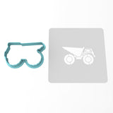 Dump Truck Cookie Cutter | Stamp | Stencil #1