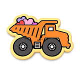 Dump Truck Hearts Cookie Cutter | Stamp | Stencil #1 Comic Book / Vehicles Cookie Cutter Lady 