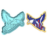 Eagle America Flag Cookie Cutter | Stamp | Stencil #1