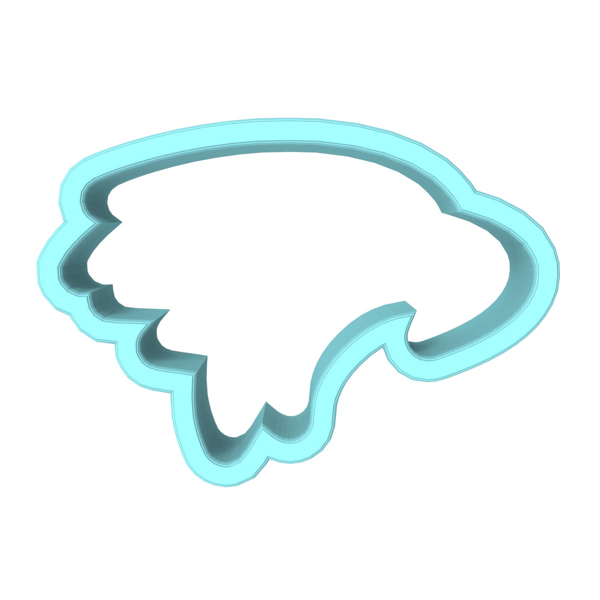 Eagle Head Cookie Cutter | Stamp | Stencil #1 Animals & Dinosaurs Cookie Cutter Lady MINI - 2 Inches (5cm) Cookie Cutter ONLY (Outline) 