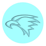 Eagle Head Cookie Cutter | Stamp | Stencil #1 Animals & Dinosaurs Cookie Cutter Lady MINI - 2 Inches (5cm) Debosser ONLY 