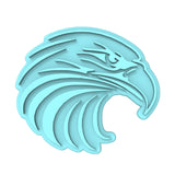 Eagle Head Cookie Cutter | Stamp | Stencil #2C Animals & Dinosaurs Cookie Cutter Lady MINI - 2 Inches (5cm) Stamp ONLY 