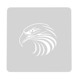 Eagle Head Cookie Cutter | Stamp | Stencil #2C Animals & Dinosaurs Cookie Cutter Lady MINI - 2 Inches (5cm) Stencil ONLY 