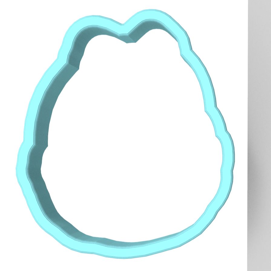Easter Basket Cookie Cutter | Stamp | Stencil #1 Animals & Dinosaurs Cookie Cutter Lady MINI - 2 Inches (5cm) Cookie Cutter ONLY (Outline) 