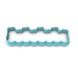 Easter Bunny Cake Border Cookie Cutter | Stamp | Stencil