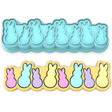 Easter Bunny Cake Border Cookie Cutter | Stamp | Stencil
