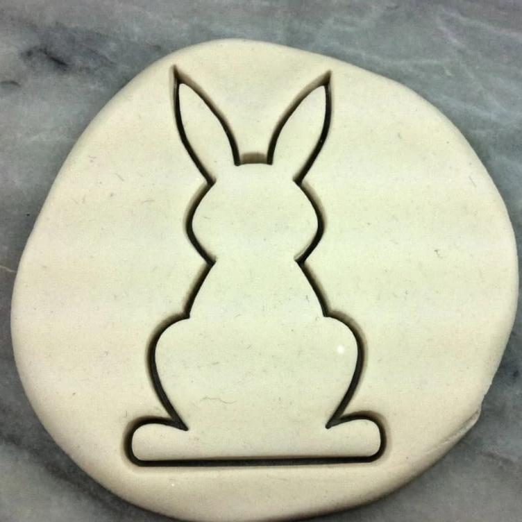 Easter Bunny Outline #1 Cookie Cutter - Easter / Spring / Flower