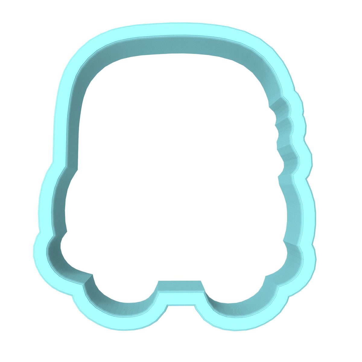 Easter Bunny Truck Blank Plate Cookie Cutter | Stamp | Stencil #1 Animals & Dinosaurs Cookie Cutter Lady MINI - 2 Inches (5cm) Cookie Cutter ONLY (Outline) 