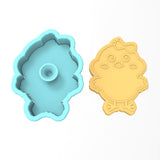 Easter Chick Girl Cookie Cutter | Stamp | Stencil #1