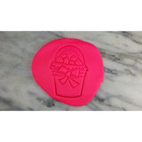 Easter Egg Basket Cookie Cutter  Stamp & Outline #1