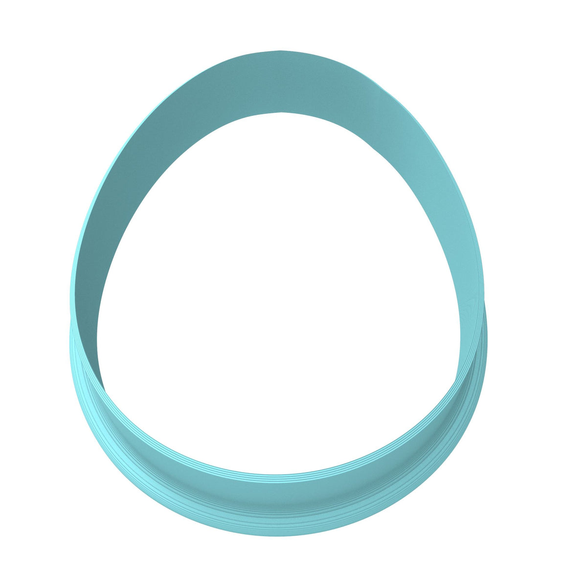 Easter Egg Cookie Cutter  Stamp & Outline #10