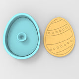 Easter Egg Cookie Cutter  Stamp & Outline #10