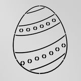 Easter Egg Cookie Cutter  Stamp & Outline #10