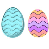 Easter Egg Cookie Cutter  Stamp & Outline #2
