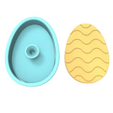 Easter Egg Cookie Cutter  Stamp & Outline #2