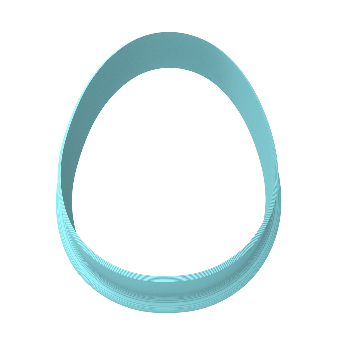 Easter Egg Cookie Cutter  Stamp & Outline #2