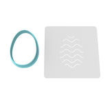 Easter Egg Cookie Cutter  Stamp & Outline #2