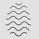 Easter Egg Cookie Cutter  Stamp & Outline #2