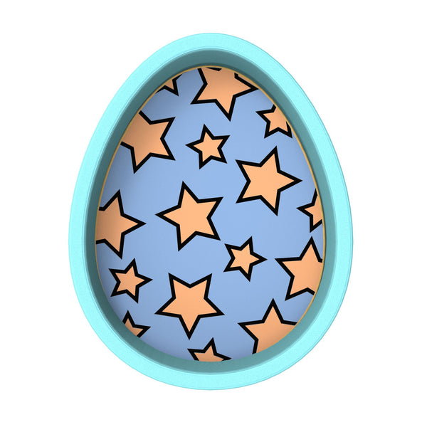 Easter Egg Cookie Cutter  Stamp & Outline #4