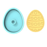 Easter Egg Cookie Cutter  Stamp & Outline #5