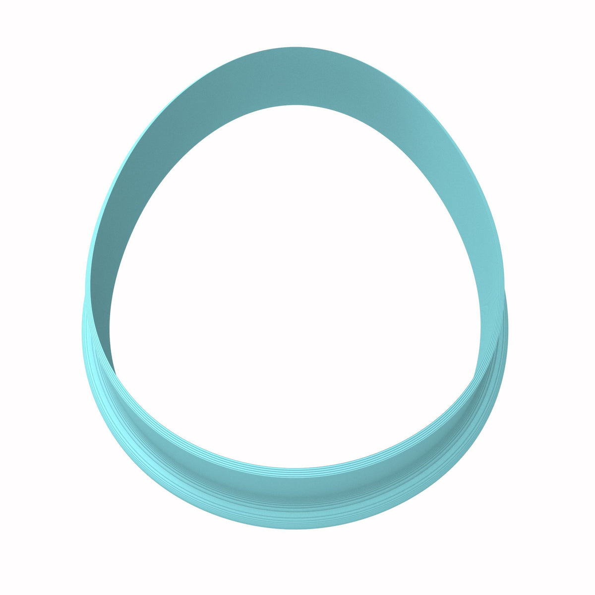 Easter Egg Cookie Cutter  Stamp & Outline #6