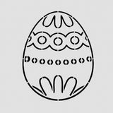 Easter Egg Cookie Cutter  Stamp & Outline #8