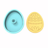 Easter Egg Cookie Cutter  Stamp & Outline #8