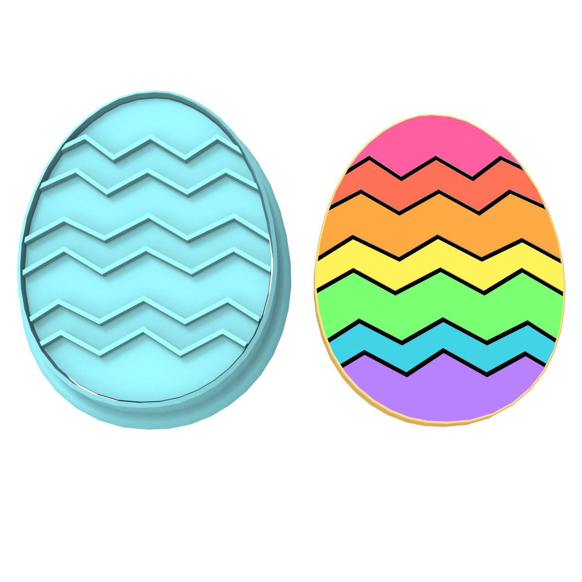 Easter Egg Detailed #1 Cookie Cutter