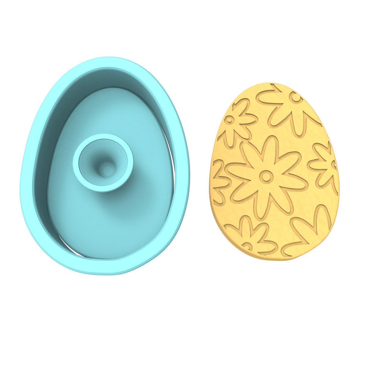 Easter Egg Detailed #3 Cookie Cutter