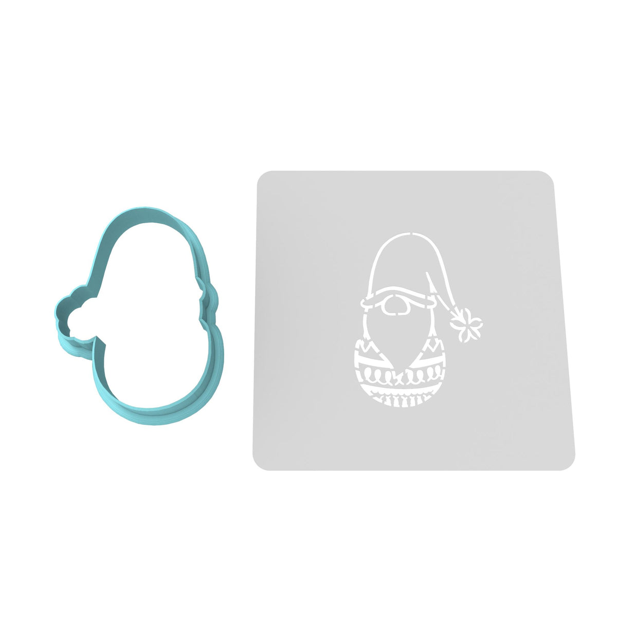 Easter Egg Gnome Cookie Cutter | Stamp | Stencil #1