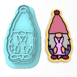 Easter Gnome Chocolate Bunny Cookie Cutter | Stamp | Stencil #1