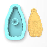 Easter Gnome Chocolate Bunny Cookie Cutter | Stamp | Stencil #1