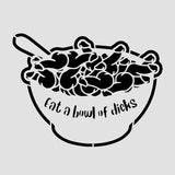 Eat a Bowl of Dicks Cookie Cutter | Stamp | Stencil