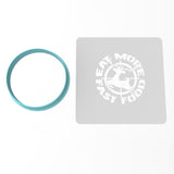 Eat More Fast Food Cookie Cutter | Stamp | Stencil #1